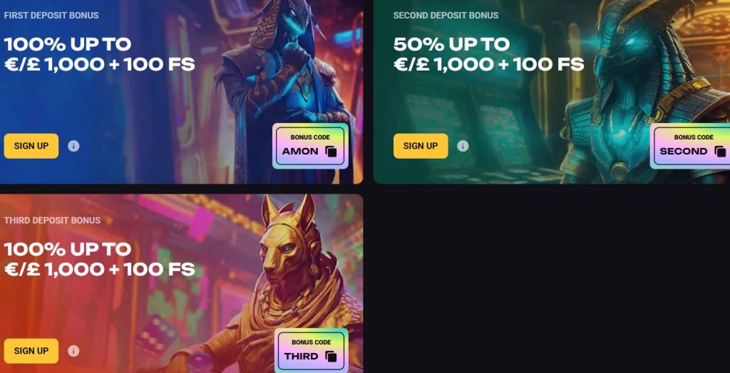 amonbet welcome bonus